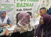 Pos Mudik BAZNAS Sidoarjo Layani Kesehatan 122 Orang Selama Arus Mudik