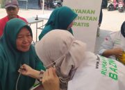 RUMAH SEHAT BAZNAS AL CHUSNAINI SIDOARJO LAKSANAKAN PEMERIKSAAN KESEHATAN GRATIS BARENG ACARA WBS BAZNAS SIDOARJO
