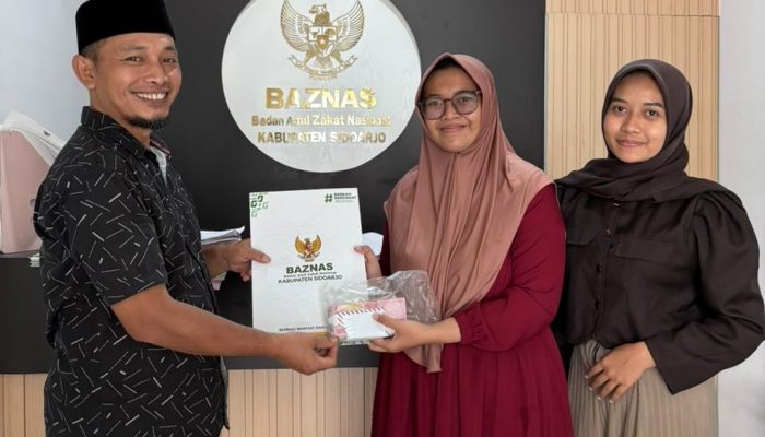 Wujud Empati, SDN Gempolsari Salurkan Donasi untuk Korban Bencana Sumatra Melalui BAZNAS Sidoarjo