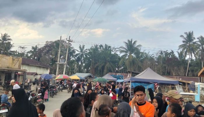 BAZNAS Sidoarjo Salurkan Paket Puasa Bersama Penyintas di Desa Babo, Aceh Tamiang