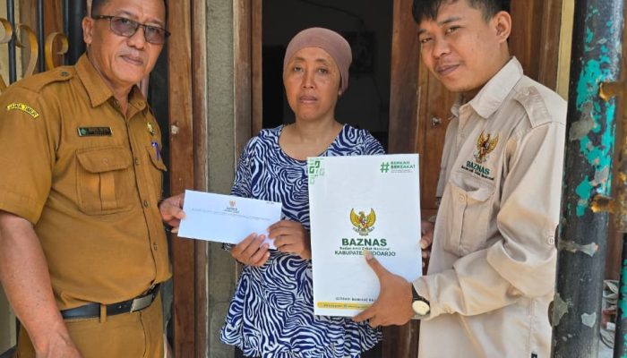 BAZNAS Sidoarjo Sentuh Langsung Masyarakat Jabon dan Porong: Menebar Asa di Tengah Kesulitan