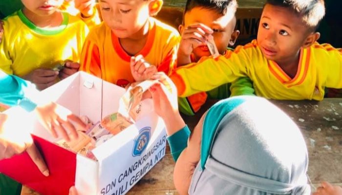 Gelombang Solidaritas SDN Cangkringsari untuk Penyintas Gempa NTT