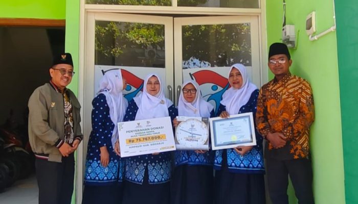 Mahakarya Ketulusan dari Pendidik PAUD: HIMPAUDI Sidoarjo Diganjar BAZNAS Sidoarjo Apresiasi Usai Himpun Donasi Rp75 Juta Lebih untuk Penyintas Gempa NTT